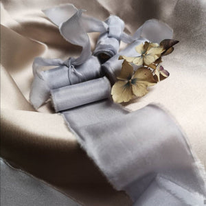FRENCH BLUE LUXE SILK RIBBON