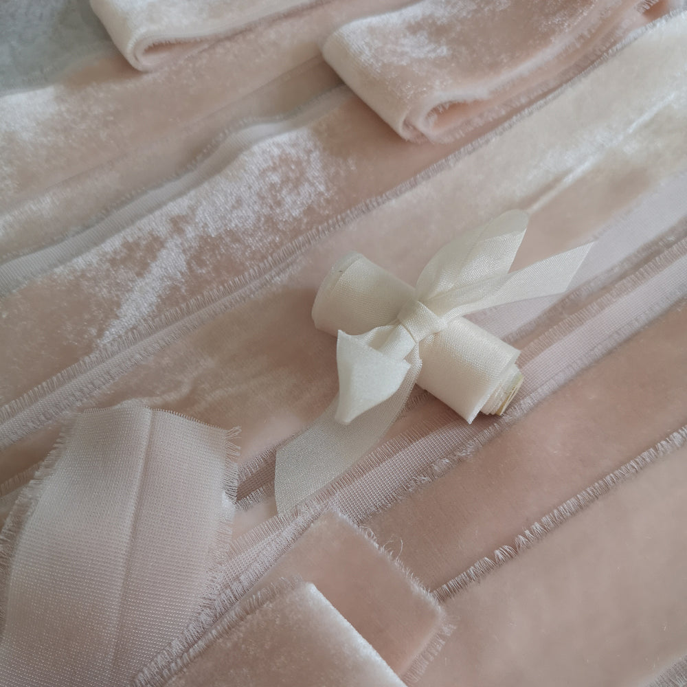 SILK VELVET RIBBON Silk & Purl