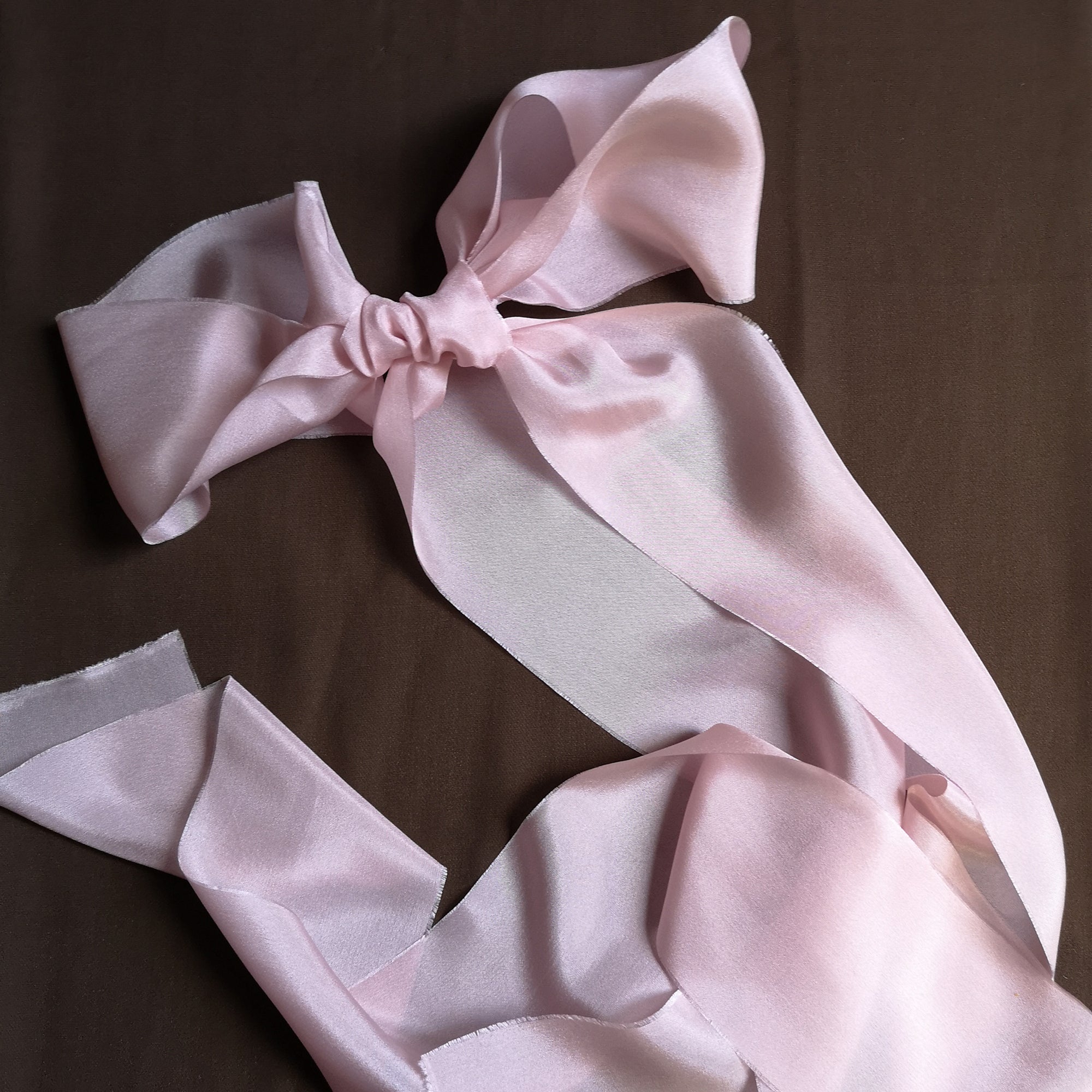 SOFT ROSE PINK LUXE SILK RIBBON - Silk & Purl
