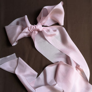 SOFT ROSE PINK LUXE SILK RIBBON