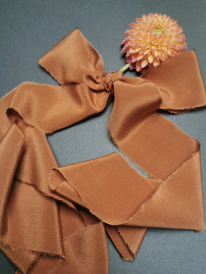 CINNAMON LUXE SILK RIBBON